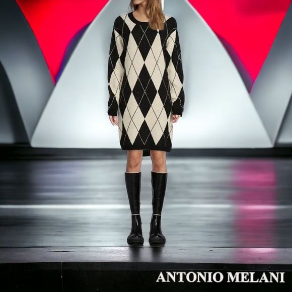 Antonio Melani Courtney Grow Cleo Argyle Seeater WORN ON TV - Picture 1 of 9